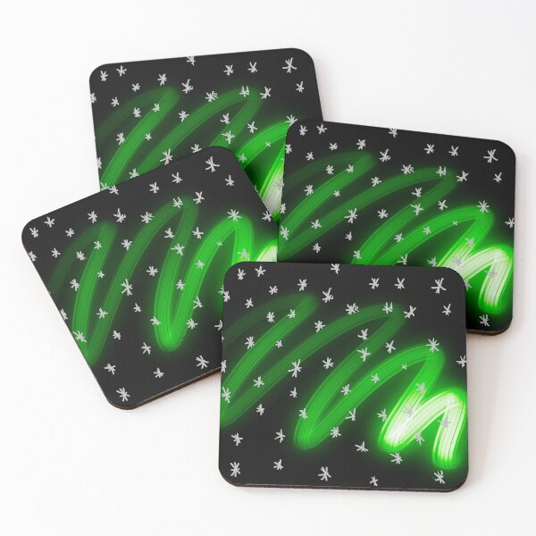 Item preview, Shining stars and green constellation designed and sold by BV-creas.