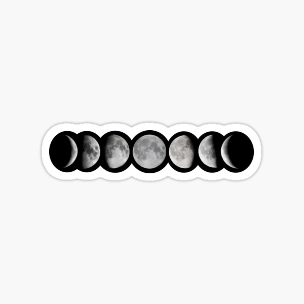 Moon Phase Sticker for iOS & Android