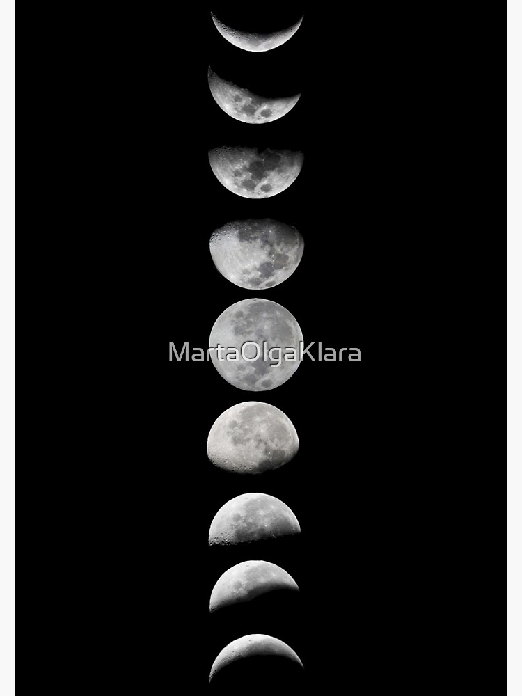 Moon phases by MartaOlgaKlara
