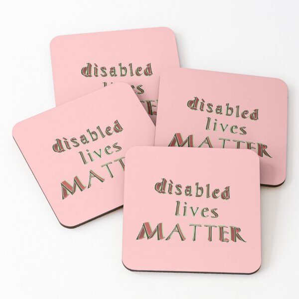 Item preview, Disabled Lives Matter 002 designed and sold by ITALY-Roselli-.