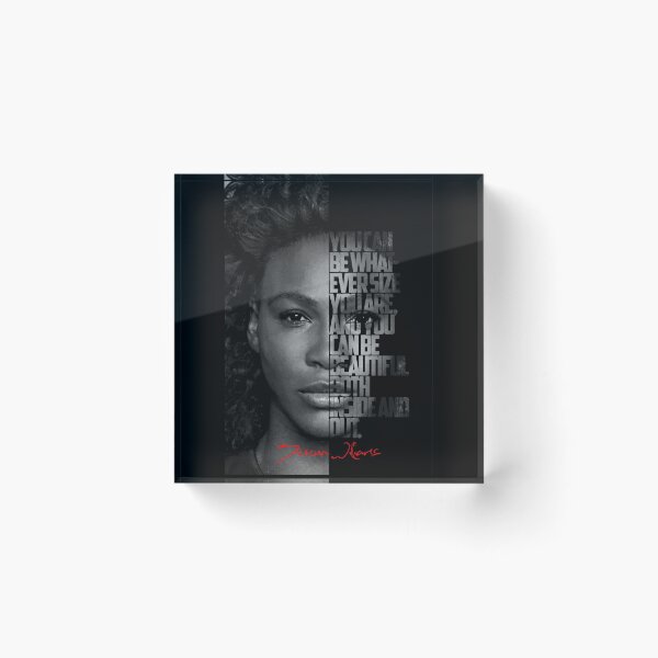 Item preview, Black and white Serena Williams quote poster designed and sold by Enea Kelo.