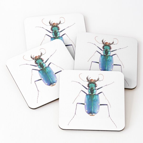 Item preview, Six-spotted Green Tiger Beetle (Cicindela sexguttata) designed and sold by Tim Christensen.