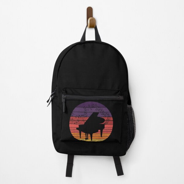 Item preview, Piano And Music Notes With Vintage Retro Sunset designed and sold by Primroaddesigns.