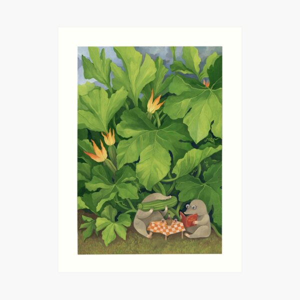 Two moles Art Print