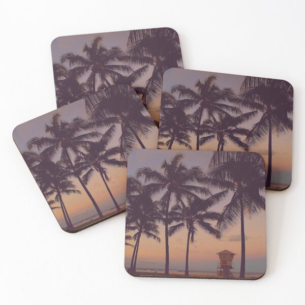 Item preview, Waikiki Palm Tree Sunset designed and sold by newtree.
