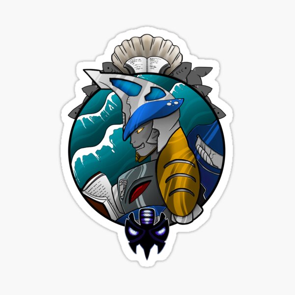 Shark Poet Sticker