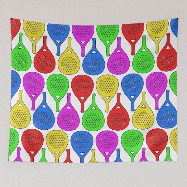 Item preview, Colorful Racket Pattern  designed and sold by GVibezPadel.
