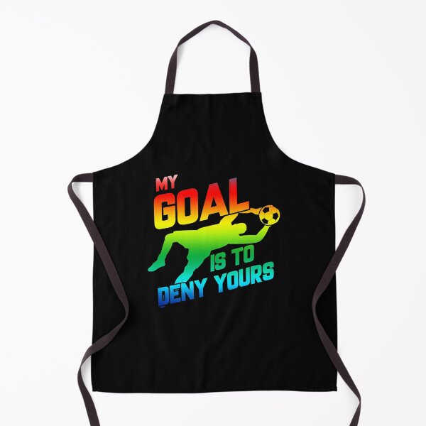Item preview, My Goal Is To Deny Yours Rainbow Soccer Goalie designed and sold by perfectpresents.