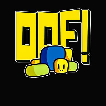 7012684 Roblox Oof Meme Funny Noob Gamer Gifts Idea Stickers for Sale