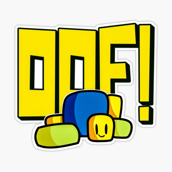 7012684 Roblox Oof Meme Funny Noob Gamer Gifts Idea Stickers for Sale