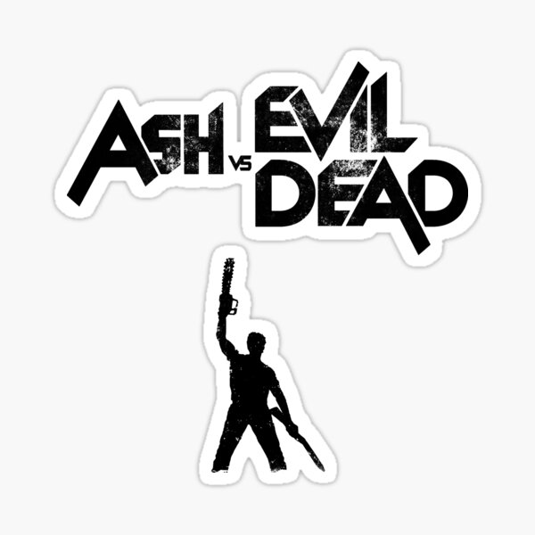 "Ash vs Evil Dead Title and Character" Sticker for Sale by Yithian
