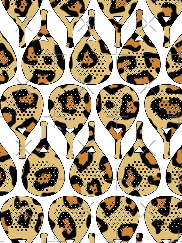 Thumbnail 4 of 4, iPhone Case, Leopard Racket Pattern designed and sold by GVibezPadel.