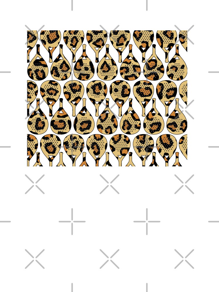Thumbnail 7 of 7, Oversized T-Shirt, Leopard Racket Pattern designed and sold by GVibezPadel.