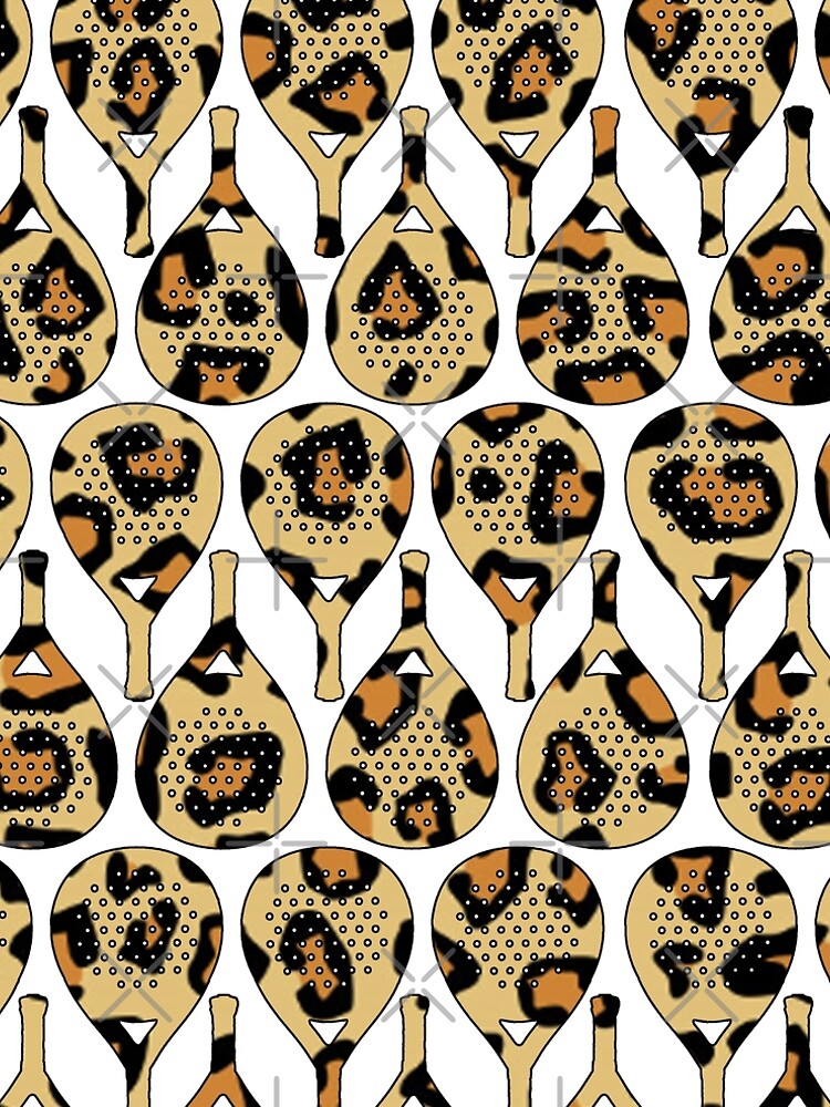 Thumbnail 5 of 5, A-Line Dress, Leopard Racket Pattern  designed and sold by GVibezPadel.