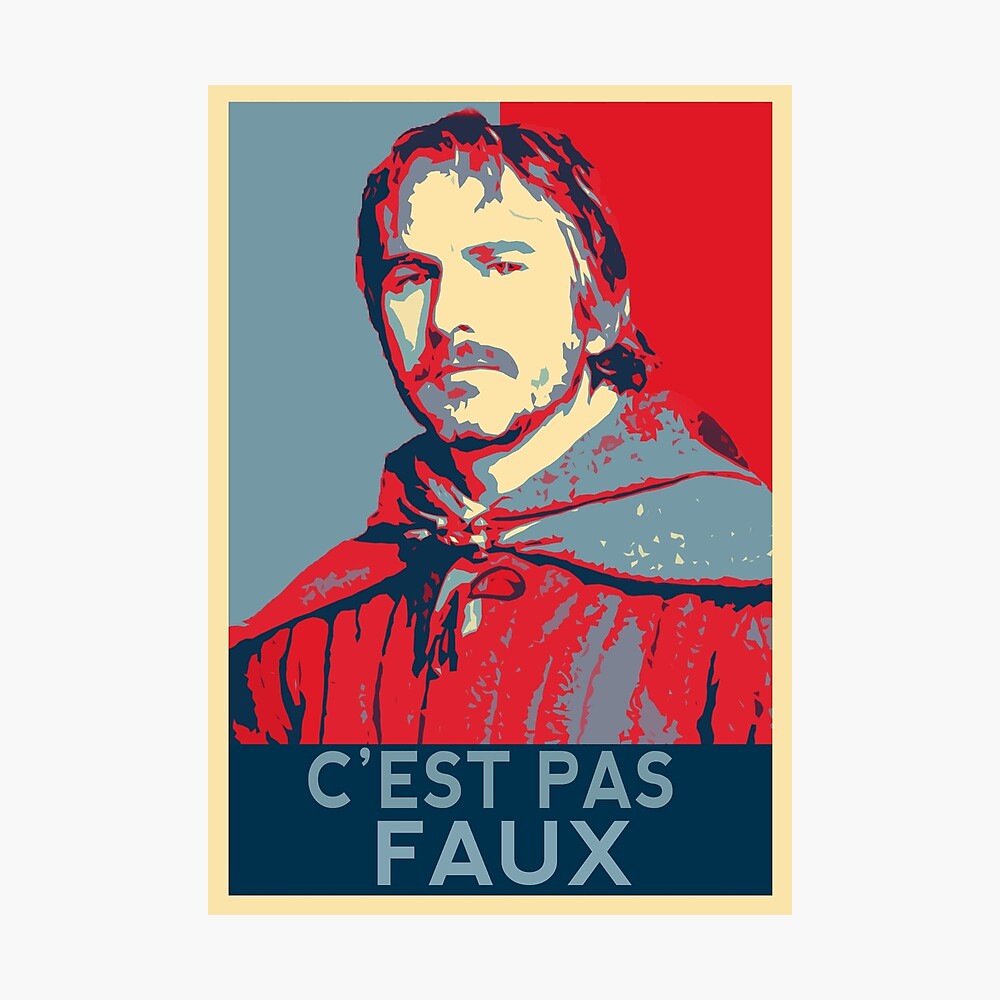 Kaamelott - Perceval Hope Style - Cest pas faux Poster for Sale by  Ornicar | Redbubble