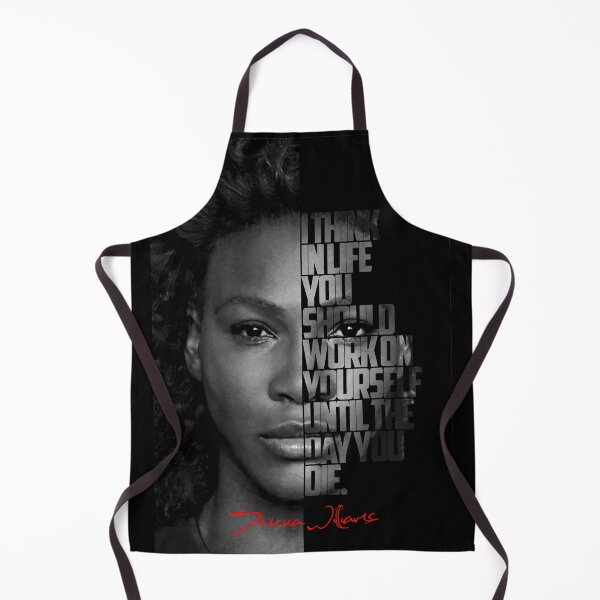 Item preview, Black and white Serena Williams quote poster designed and sold by Enea Kelo.