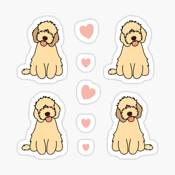 Item preview, Love Apricot Cockapoo Cavapoo Cavoodle Dog designed and sold by Lulupainting.