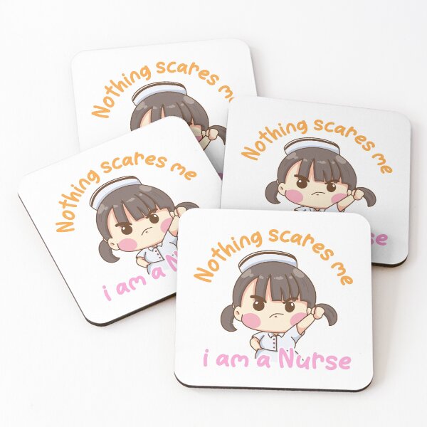 Item preview, Nothing scares me i am a Nurse designed and sold by Blaacklight.