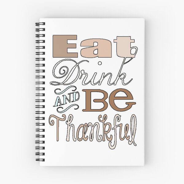 Item preview, Thanksgiving | Eat, drink and be thankful designed and sold by Swirlstache.
