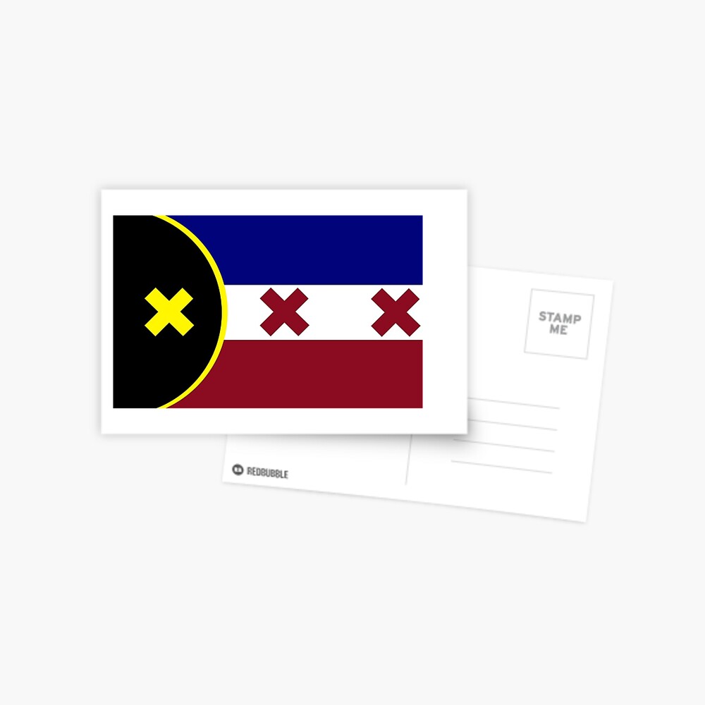"L'Manberg Dream SMP Flag" Postcard by artsydoodles | Redbubble
