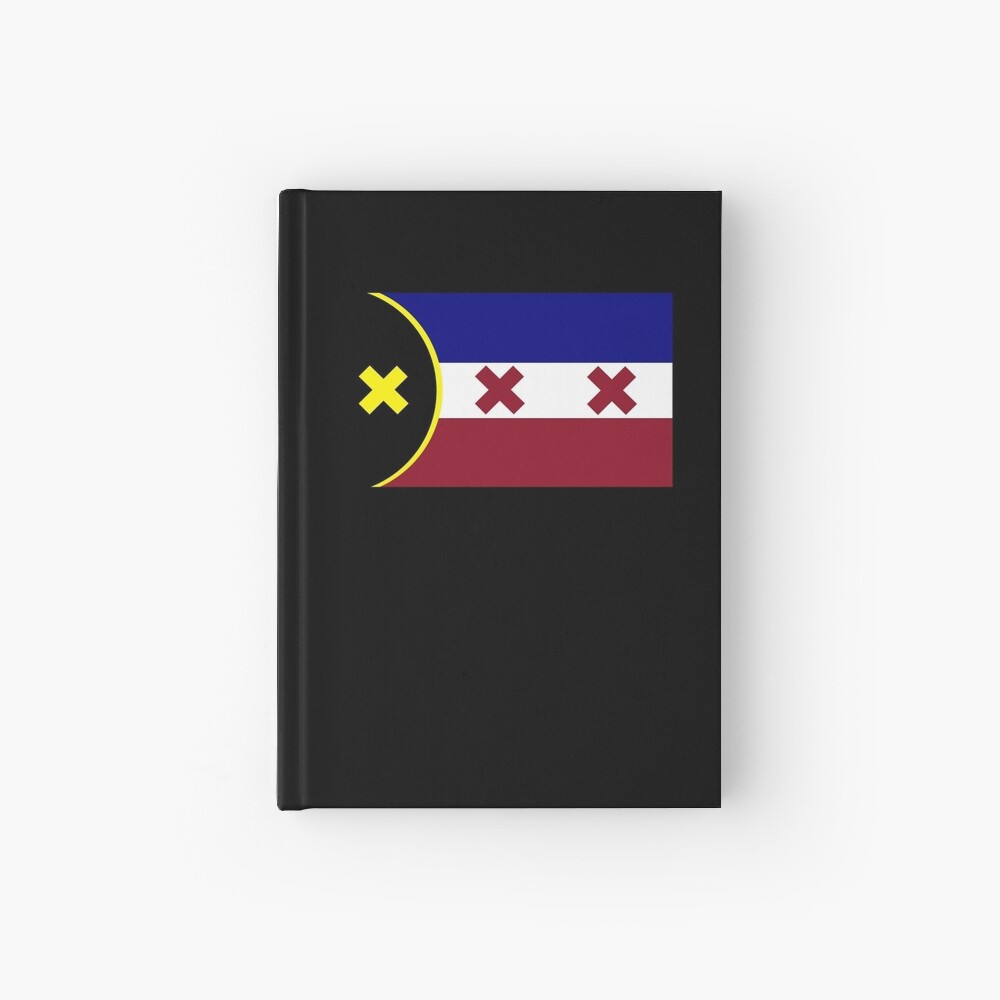 "L'Manberg Dream SMP Flag" Hardcover Journal by artsydoodles | Redbubble