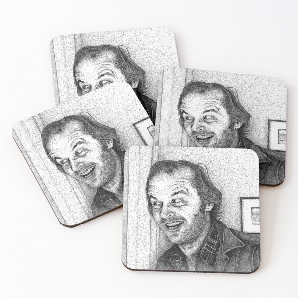 Item preview, Jack Torrance (Jack Nicholson) Stippling Art designed and sold by Pablo Villaverde Varela.