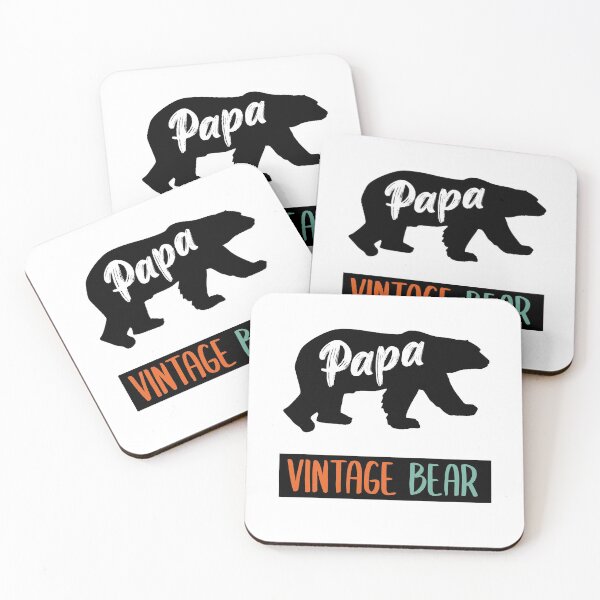 Item preview, Papa Vintage Bear Funny tee shirts, Mama and Mini Shirts, Matching Family Shirts,Gift Idea for Anniversary, Wedding, Mother's Day, Father's Day, Graduation, Thanksgiving, Christmas & New Year's Day. designed and sold by KHRO.