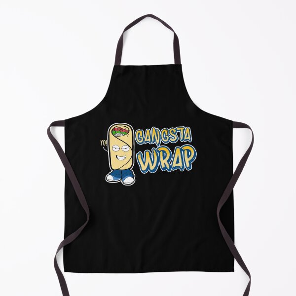 Item preview, Cute & Funny Gangsta Wrap Yo! Burrito Rap Food Pun designed and sold by perfectpresents.
