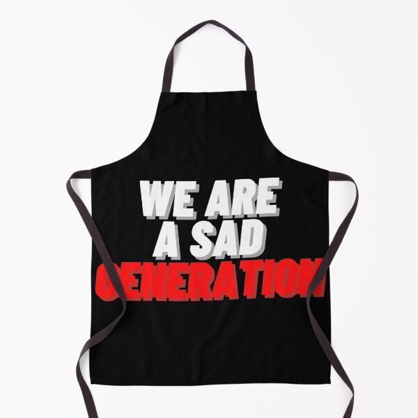 Item preview, We are a SAD GENERATION STICKER - sad but true Funny saying designed and sold by Shirtilike.