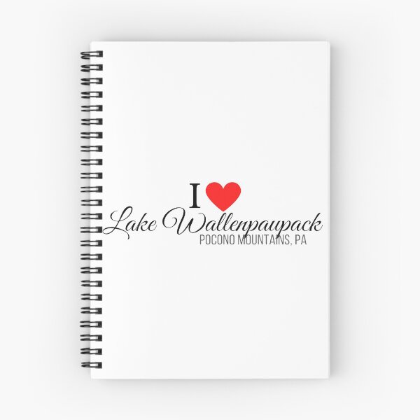 Item preview, I Heart Lake Wallenpaupack, Pocono Mountains, PA, black text designed and sold by Rabbitti.