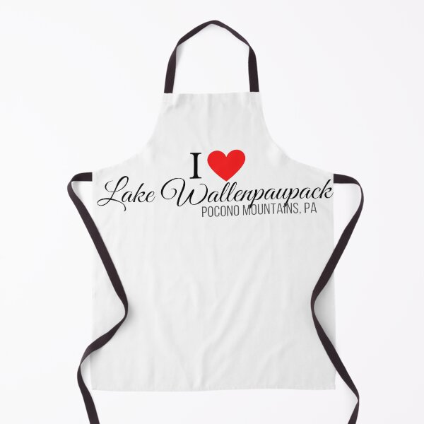 Item preview, I Heart Lake Wallenpaupack, Pocono Mountains, PA, black text designed and sold by Rabbitti.
