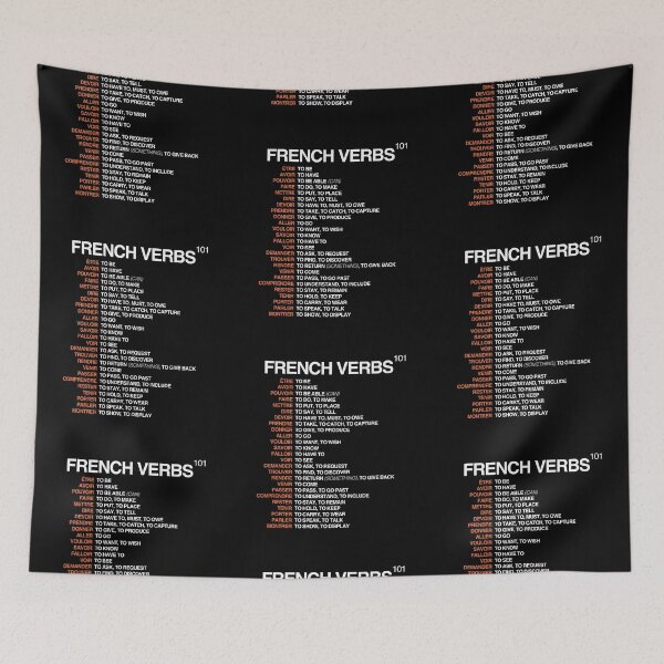 Item preview, French Verbs 101 - French Language designed and sold by isstgeschichte.