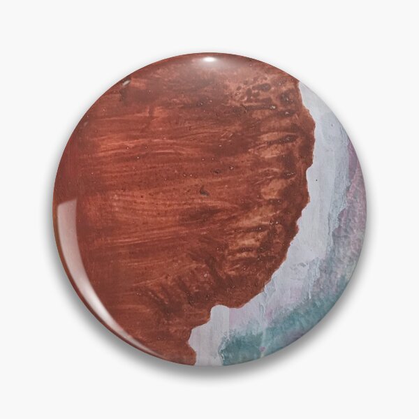Item preview, Abstract Pink River - Natural pigment and acrylic pour paints designed and sold by SionainnFraoch.