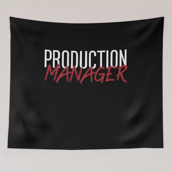 Item preview, Production Manager Text Cinema designed and sold by jacks-tees.