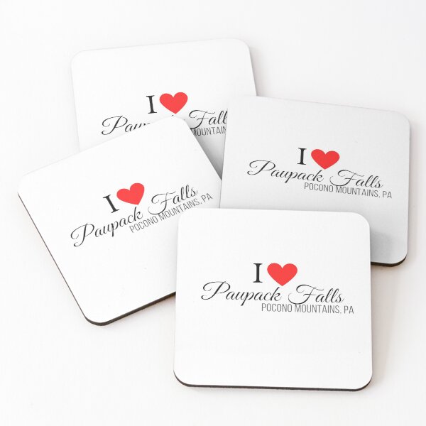 Item preview, I Heart Paupack Falls, Pocono Mountains, PA, black text designed and sold by Rabbitti.