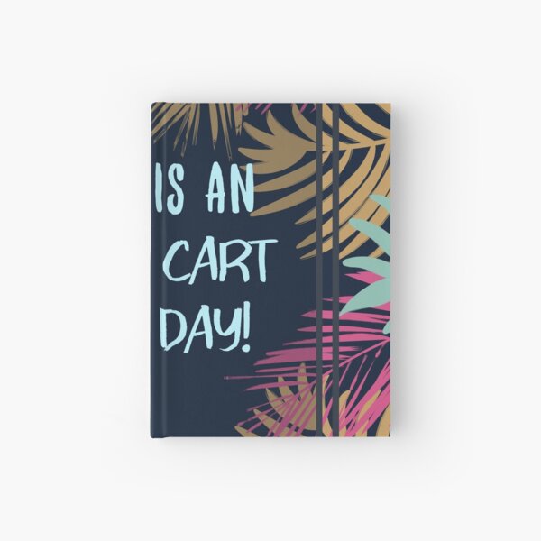 Heute ist ein Tag in den Warenkorb Notizbuch