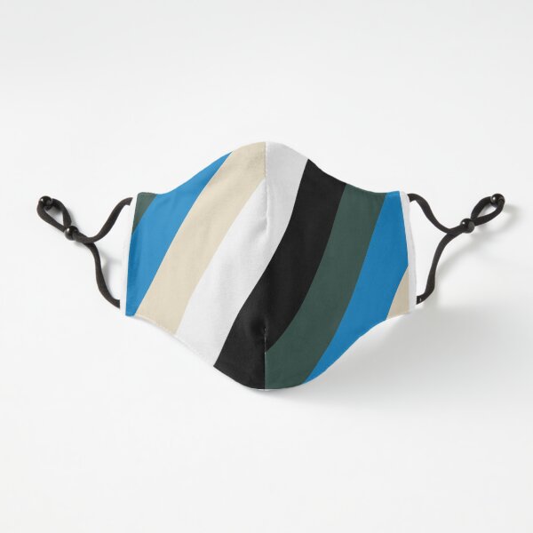 Cream City Rainbow Mask (Diagonal) Fitted 3-Layer
