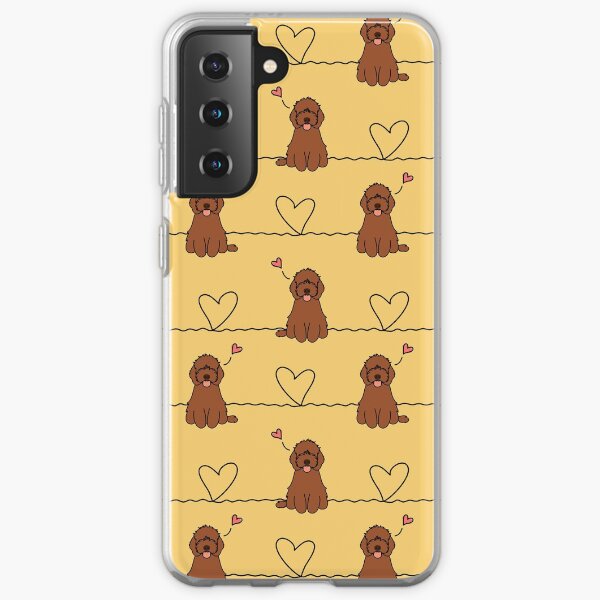 Love Red cockapoo Dog Samsung Galaxy Soft Case