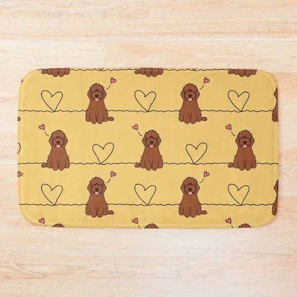 Item preview, Love Kawaii Red Ruby Cockapoo Cavapoo Cavoodle Dog designed and sold by Lulupainting.