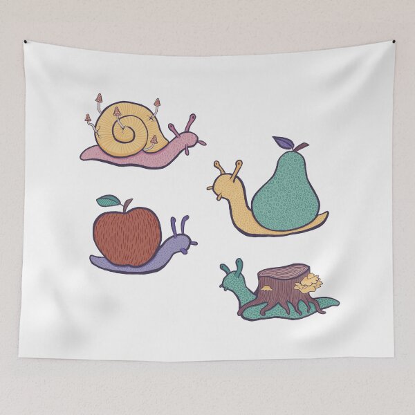 Item preview, Fruit and Mushroom Shell Snails designed and sold by magicae.