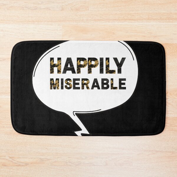 Item preview, Happily Miserable designed and sold by AutumnVibeShop.