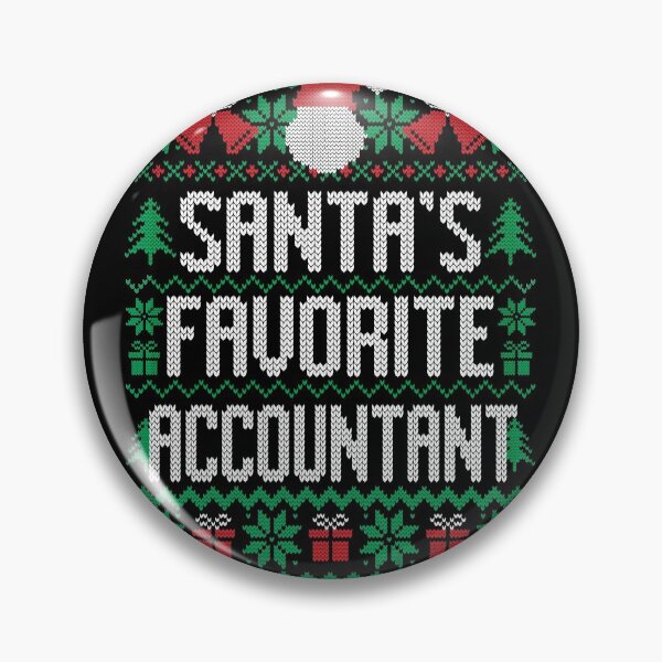 Artikelvorschau, Santa's Favorite Accountant entworfen und verkauft von Americandude.