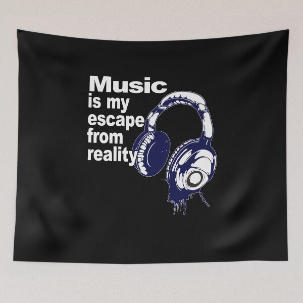 Item preview, Music is my escape from reality designed and sold by xlshirt.