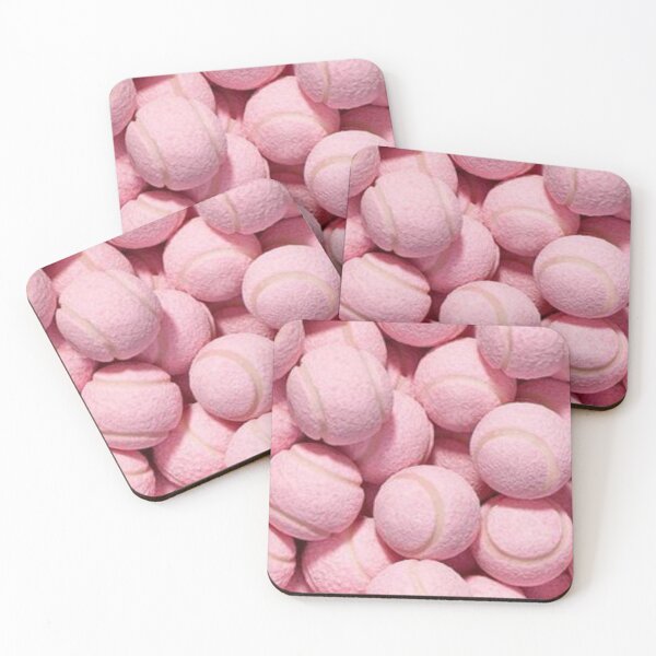 Item preview, Pink tennis ball pattern designed and sold by AnthonyVdV.