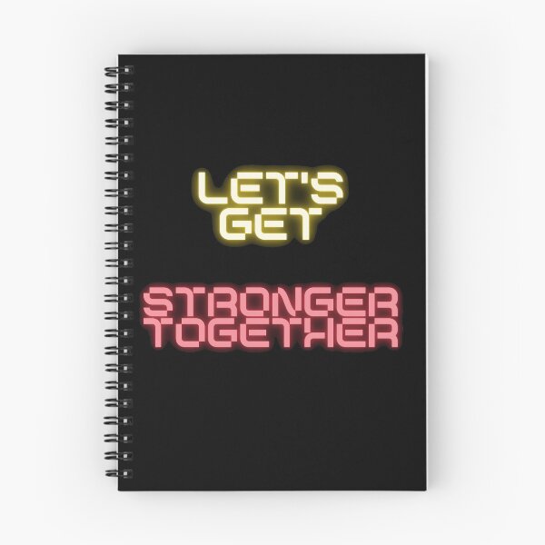 Item preview, Lets get stronger together - Neon Version designed and sold by dacdibac.
