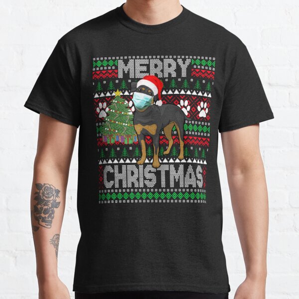 rottweiler christmas sweater