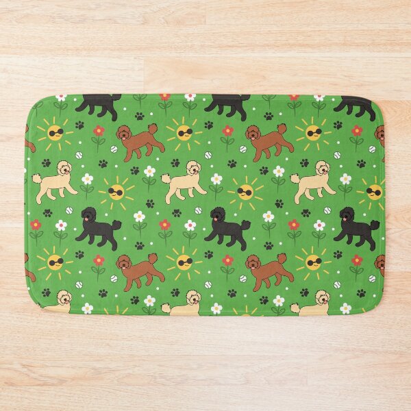 Item preview, Cockapoo Cavapoo Cavoodle Dogs Playing in a Garden designed and sold by Lulupainting.