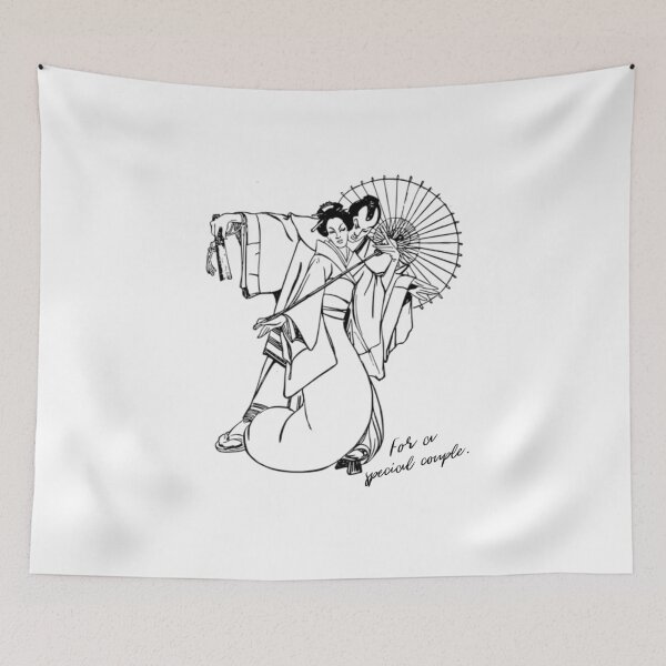 Item preview, Asian Kabuki Couple - For a special couple designed and sold by aurielphoenix.