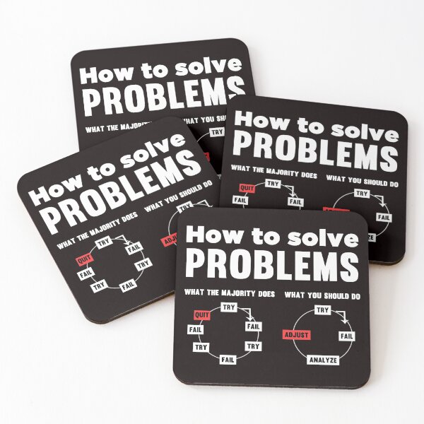 Item preview, How To Solve Problems - Cool Cycle Of Text designed and sold by leo121687.