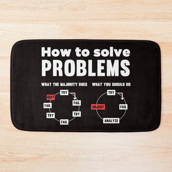 Item preview, How To Solve Problems - Cool Cycle Of Text designed and sold by leo121687.